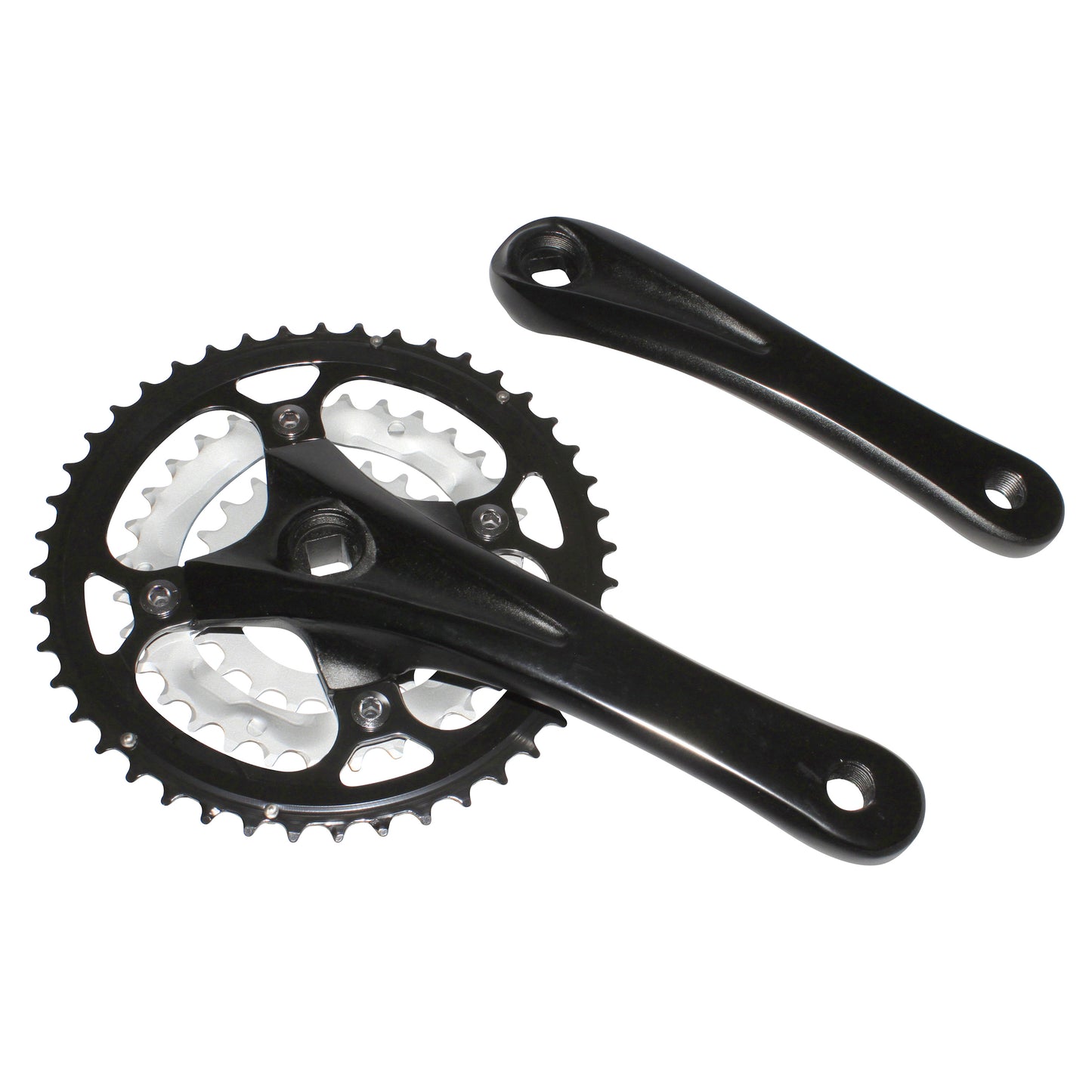 Pédalier VTT PCP alu noir 170 44x32x22