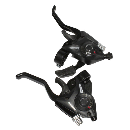 MTB levers PCP 3x7V aluminum V-brake black