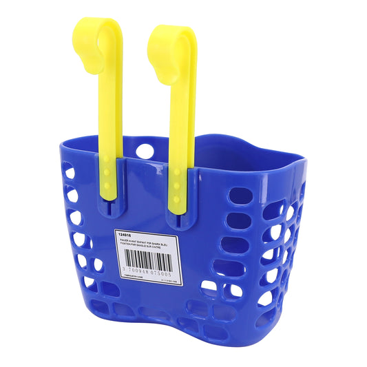 Blue crocodile PCP front basket for child for handlebars