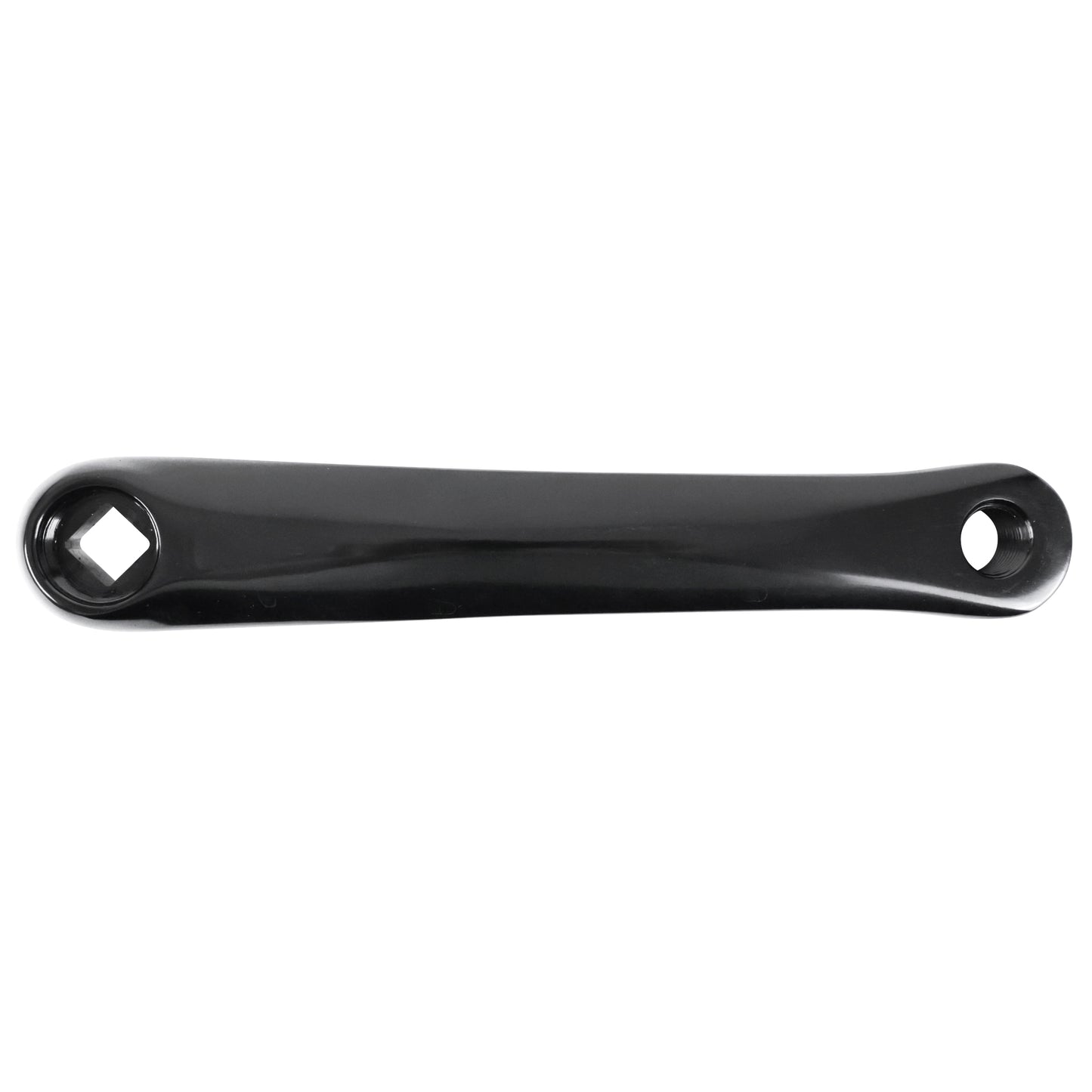 Manivelle gauche Newton alu étroite noir 175mm