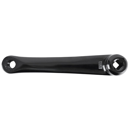 Newton narrow alloy left crank arm, black, 175mm