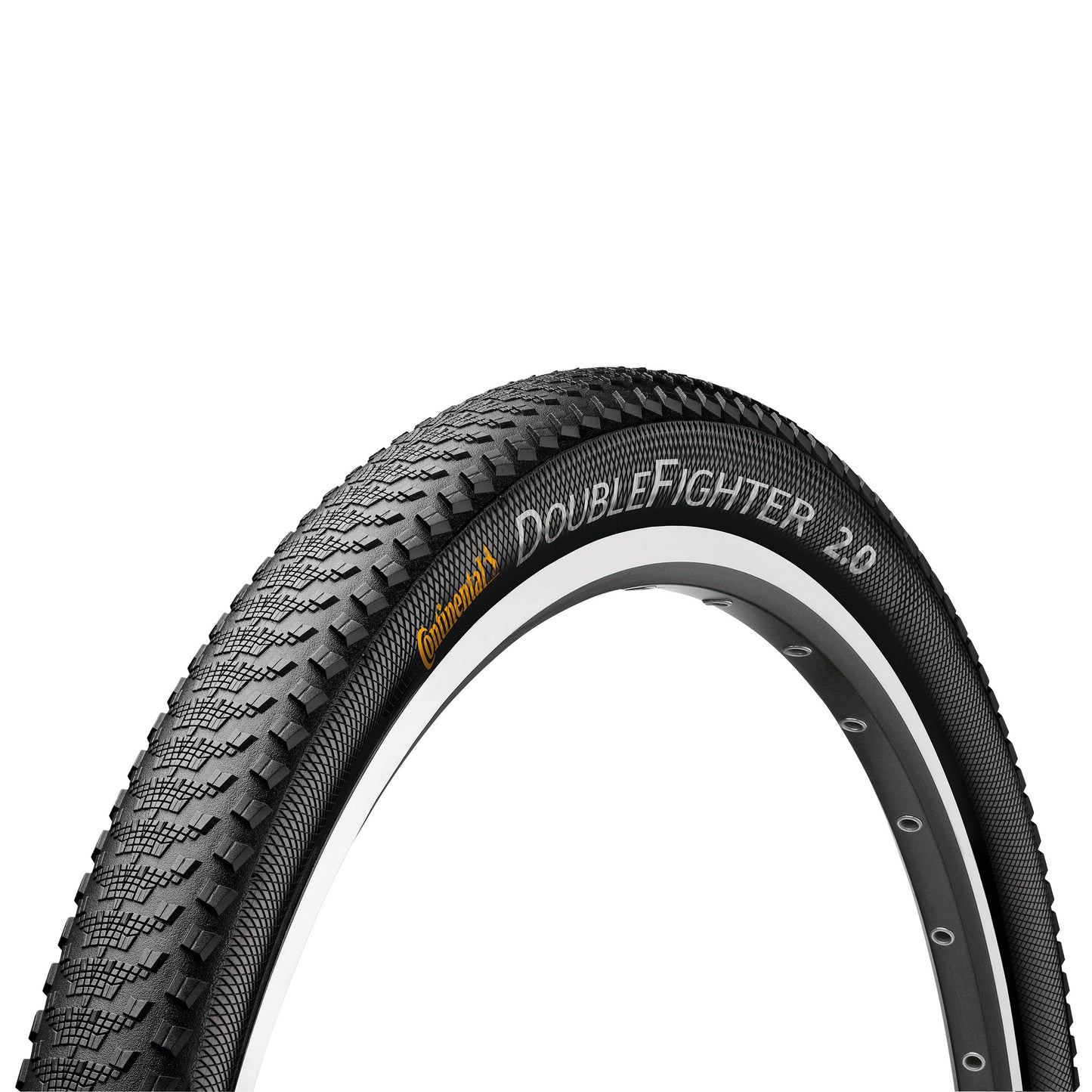 29 X 2.00 Continental Double Fighter Black TR MTB Tire (50-622)