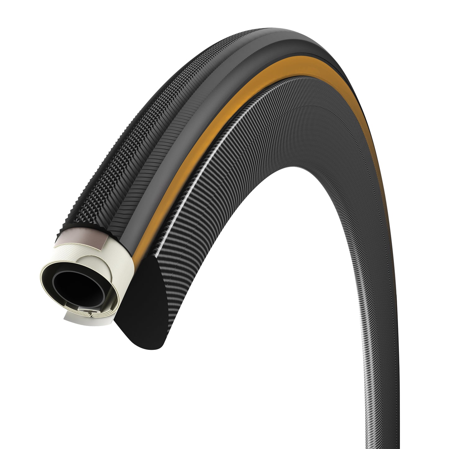 Vittoria Rally tubular road tire 700 x 25 black-tan 320g