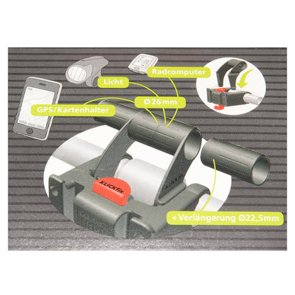 Support accessoire Klickfix Multi Clips Plus