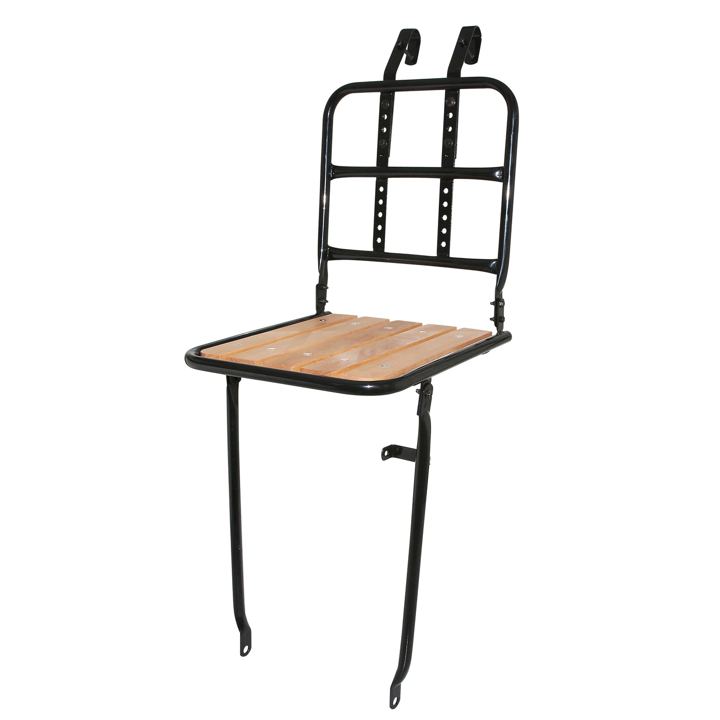 Porte-bagage avant PCP alu bois réglable 26-28 25kg