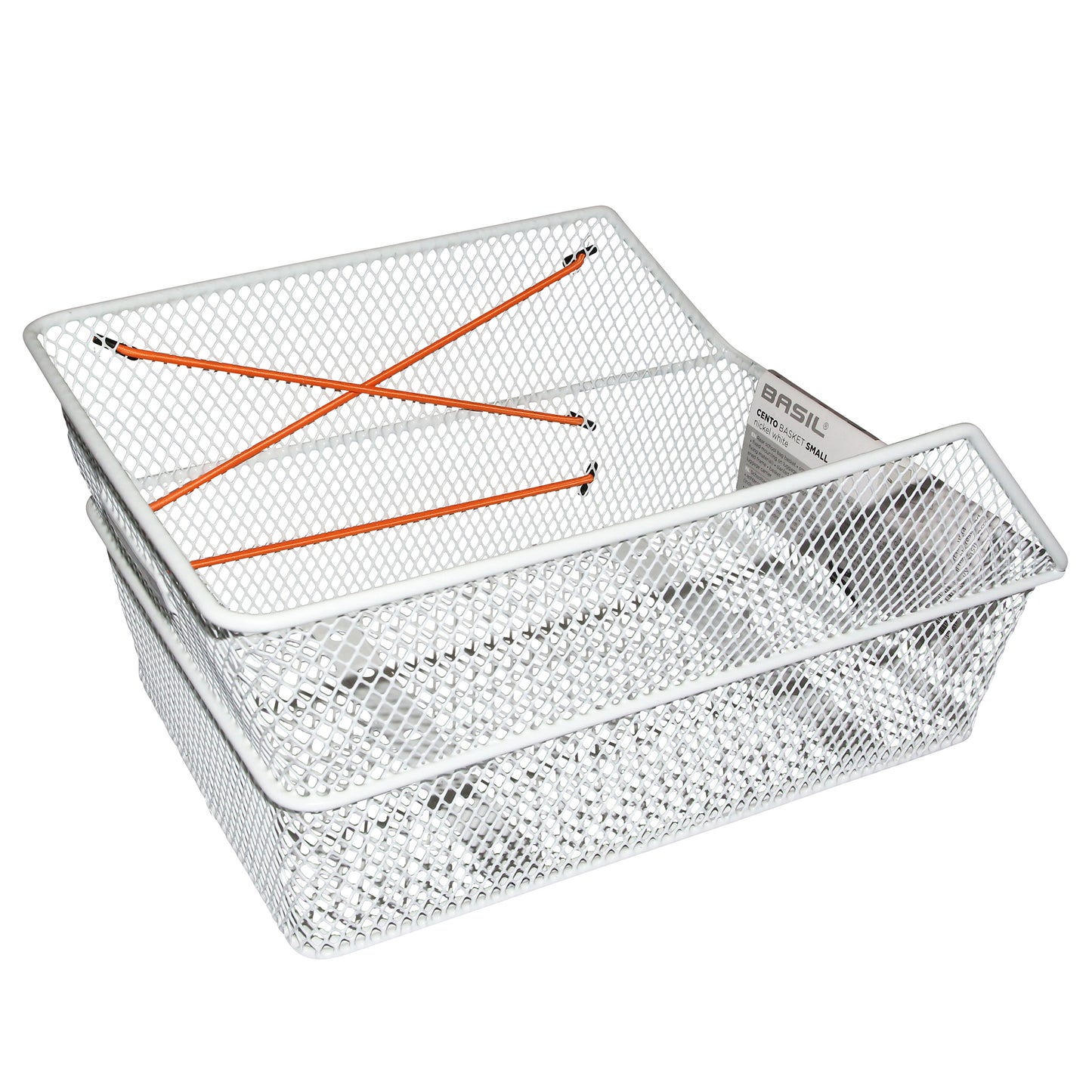Cordon élastique fluo orange pour panier maille Basil