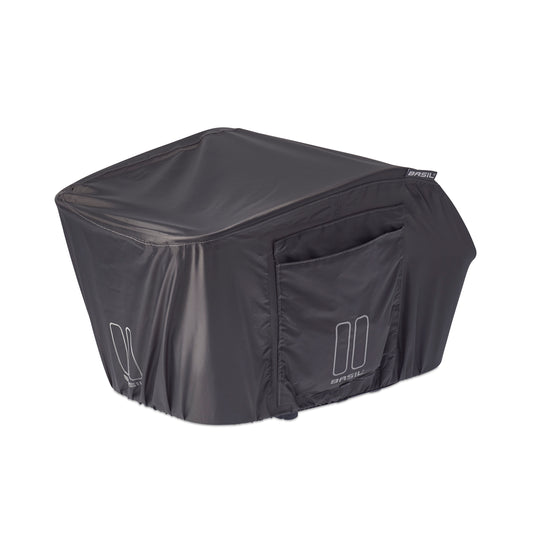 Housse pour panier Basil large gris