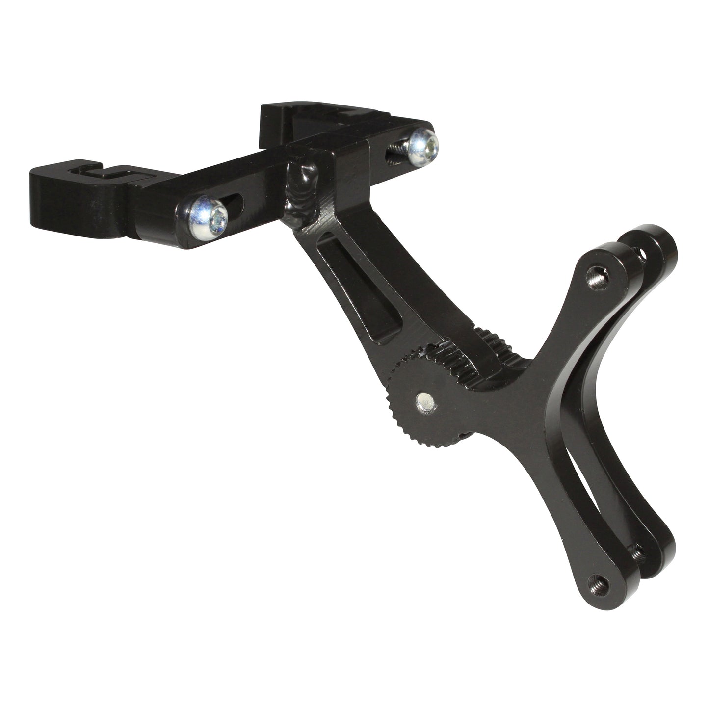 Support double porte-bidon Newton alu noir chariot de selle