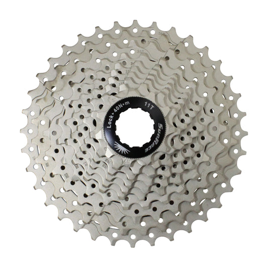 Cassette 10v. Sunrace ms1 11-36 VTT pour Shimano métallique argent (11-13-15-17-19-21-24-28-32-36)