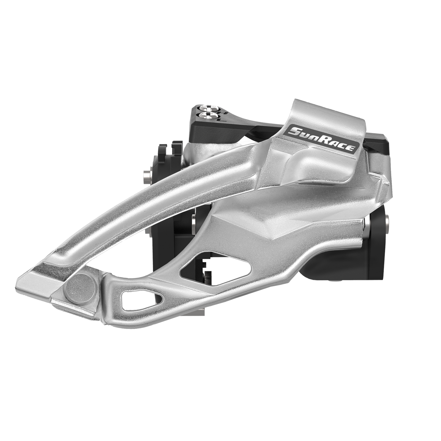 Dérailleur VTT avant Sunrace ms66 à collier bas 34,9 pour double plateau 38x26 et 36x22 tirage haut-bas