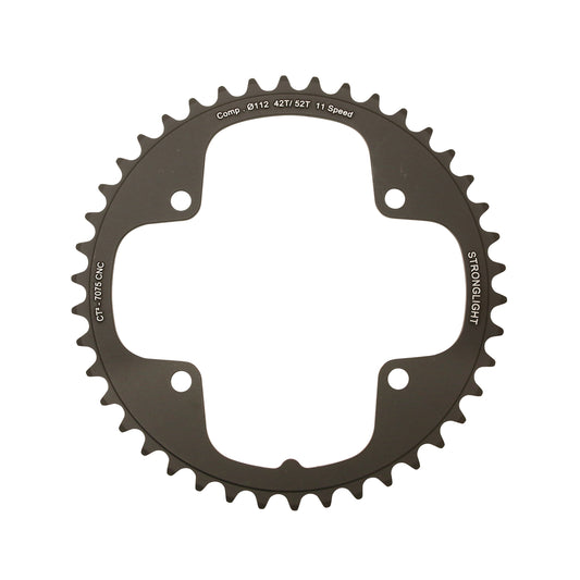Plateau route Stronglight 4 bras D112 pour Campagnolo UT 42D int