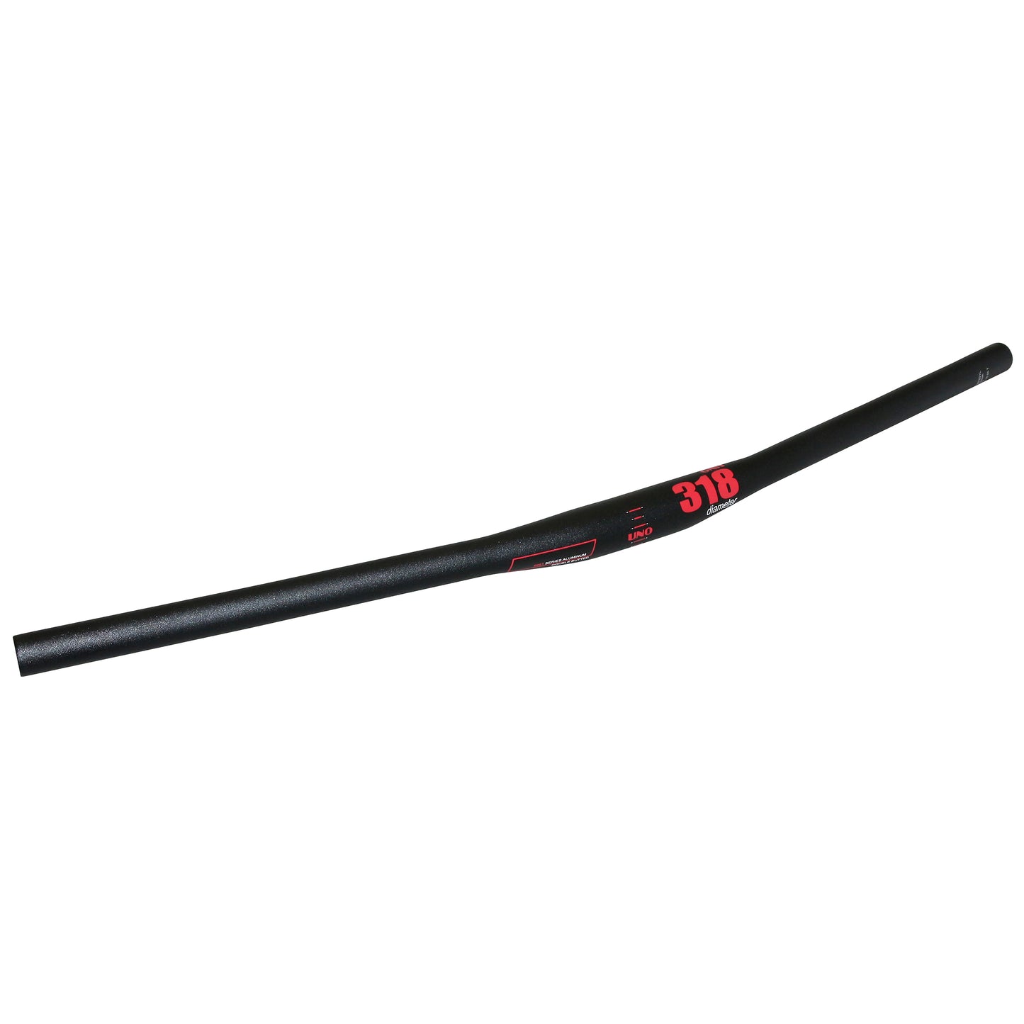 Cintre VTT droit Uno flat top alu noir diam 31,8mm l700mm