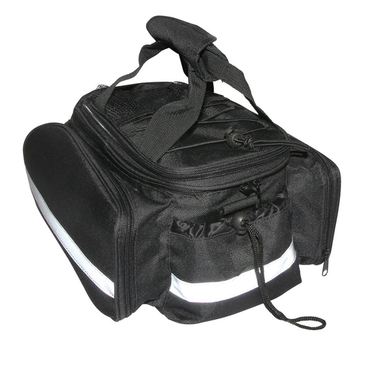 Newton n1 rear bike bag with rack attachment and waterproof panniers with Velcro fasteners l 30cm x w 17cm x h 13cm