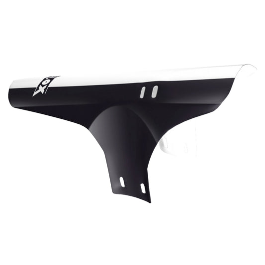 Garde-boue VTT avant Velox Colori noir/blanc fixation fourche