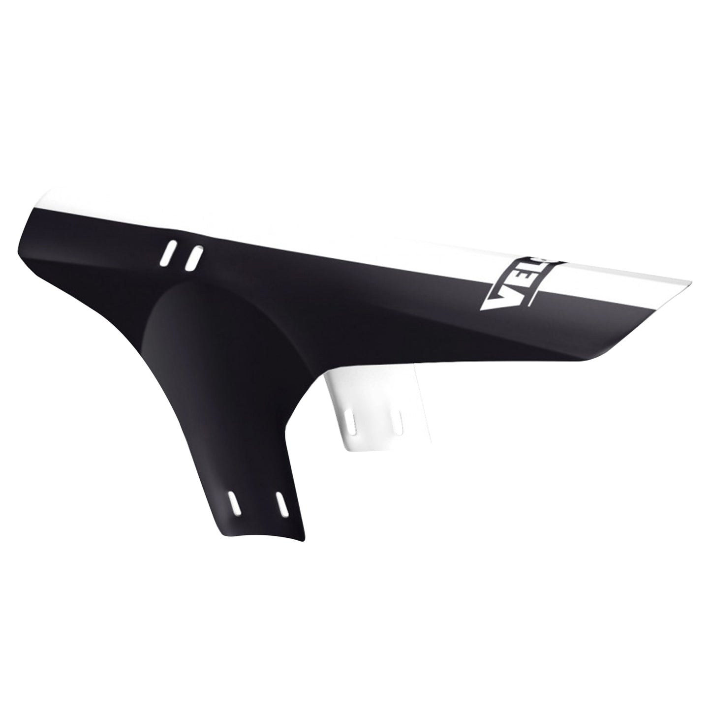 Garde-boue VTT avant Velox Colori noir/blanc fixation fourche