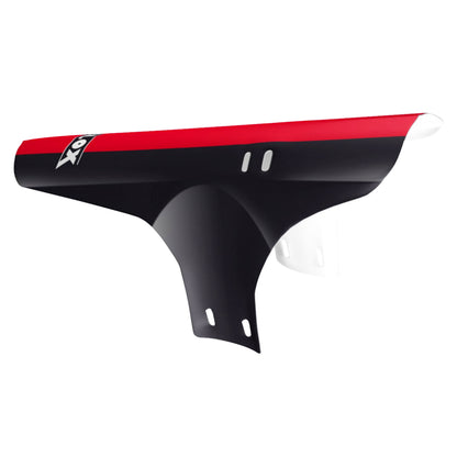 Garde-boue VTT avant Velox Colori noir/rouge fixation fourche