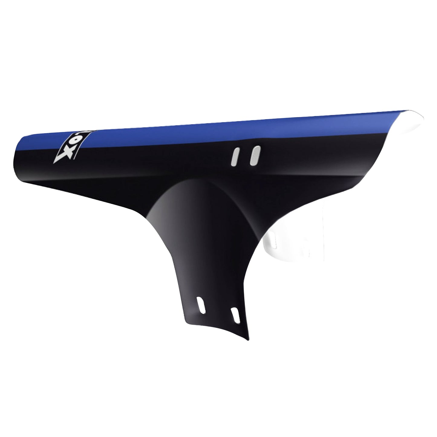 Velox front mountain bike mudguard black/blue fork mount