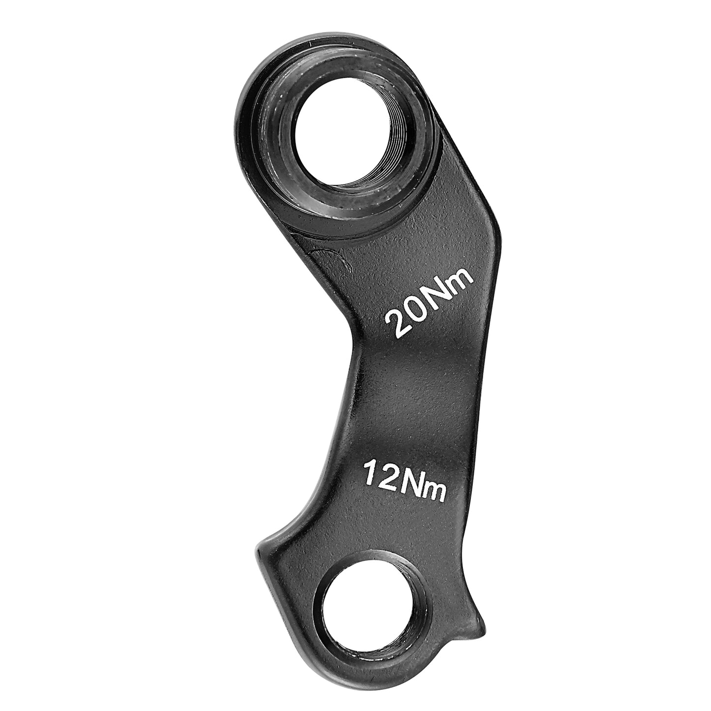 Patte dérailleur alu Marwi pour KTM GH-199 fixation axe 12 mm