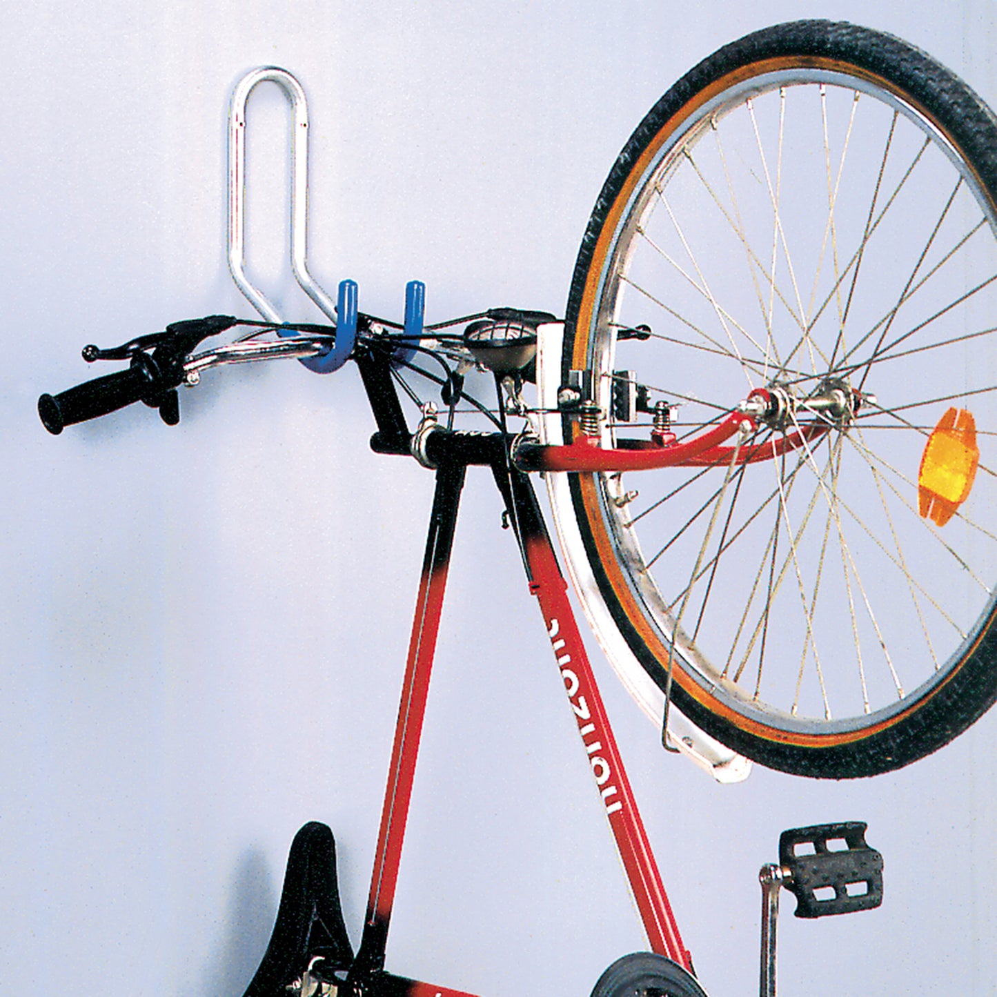 Mottez wall-mounted bicycle rack handlebar hook