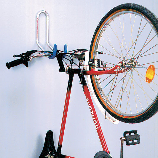Mottez wall-mounted bicycle rack handlebar hook