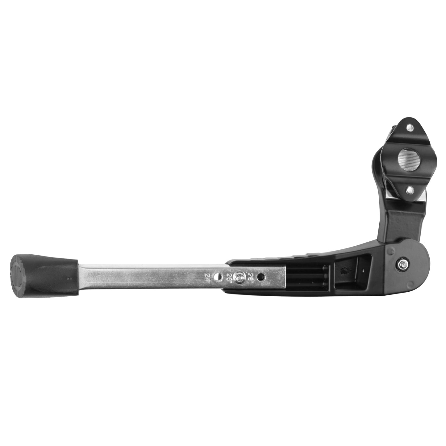 Newton 24-28'' adjustable rear side kickstand with 1-2 clamp base mounting
