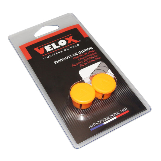 Bouchons cintre route VELOX orange fluo paire