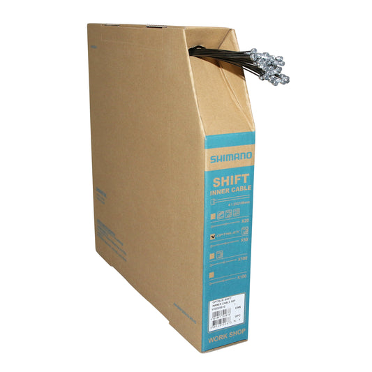 Câble de dérailleur Shimano inox d1.2mm l2.1m (vendu par boite de 100)