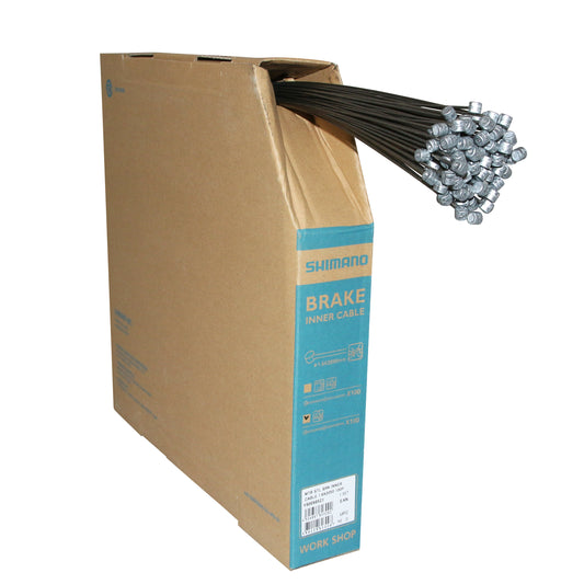Câble de frein Shimano VTT acier 1,6mm 2,05m (vendu par boite de 100)