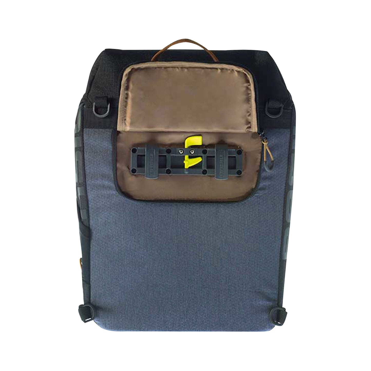 Sacoche arrière sac à dos vélo latérale Basil miles droit-gauche système fixation hook-on waterproof 17l bleu-noir 44x14x31cm