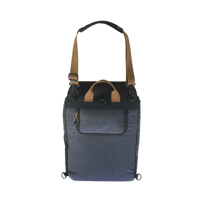 Sacoche arrière sac à dos vélo latérale Basil miles droit-gauche système fixation hook-on waterproof 17l bleu-noir 44x14x31cm