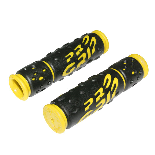 Poignées VTT Progrip 953 noir jaune 122mm prédécoupé