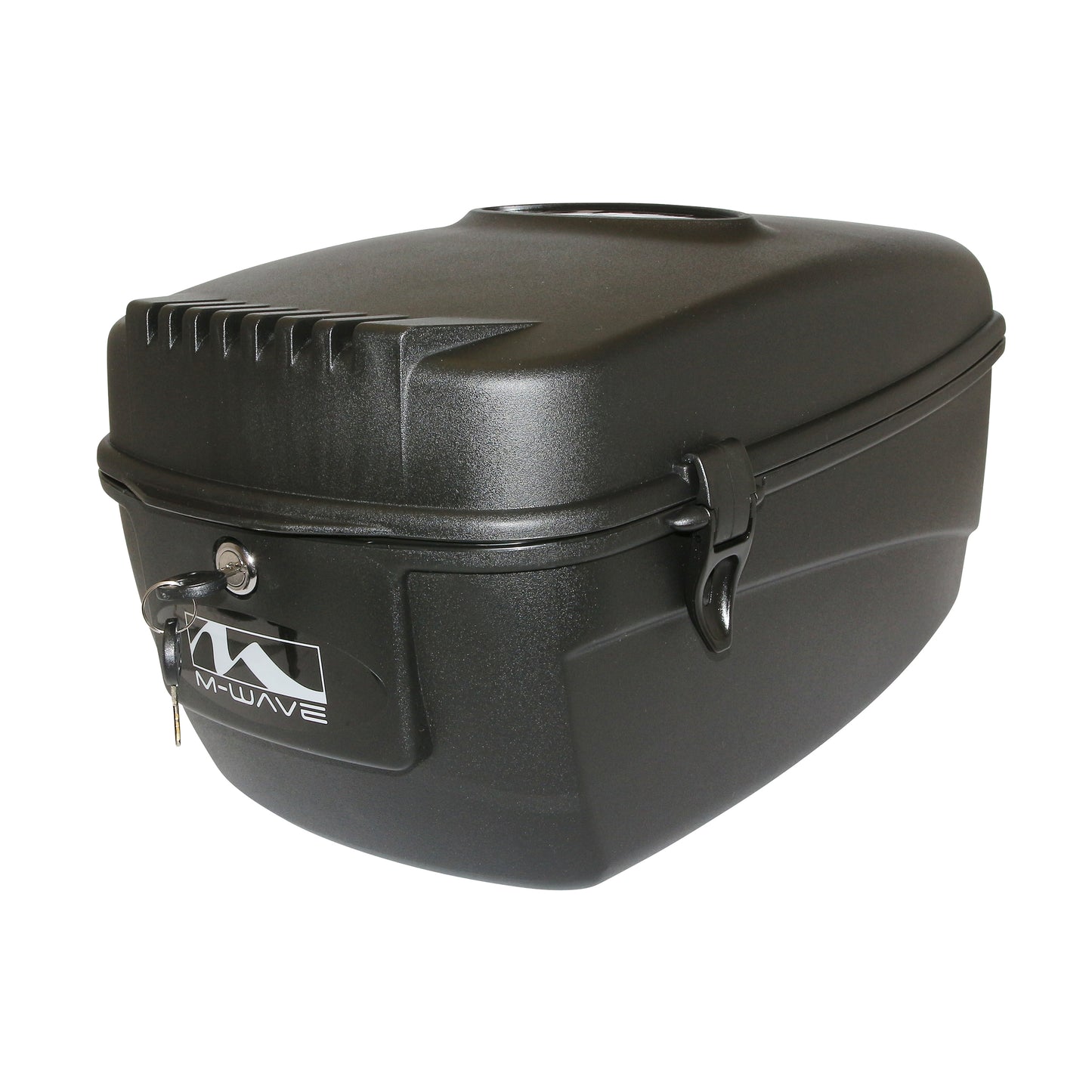 PCP p1 13L black bicycle top case for pannier rack 42x26x21cm with 2 metal plate fastenings