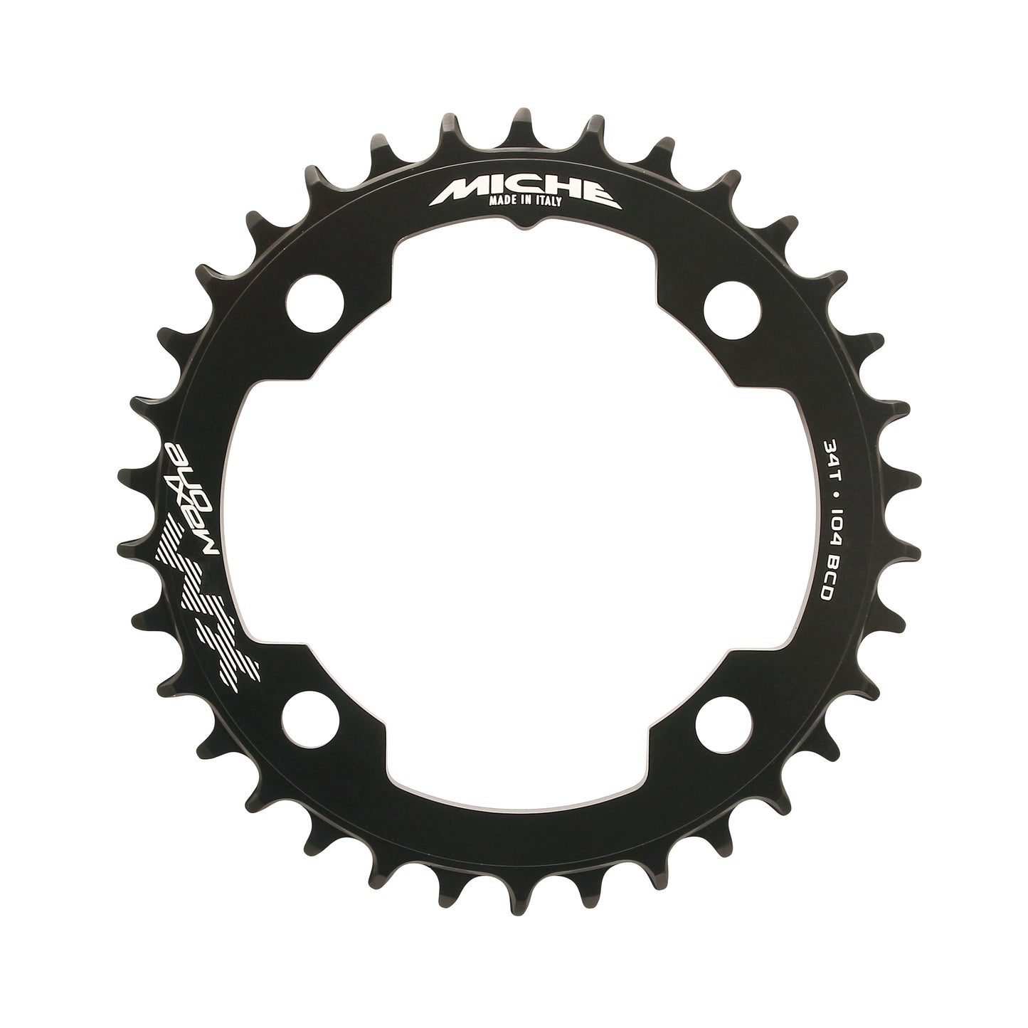 Miche D104 4-arm chainring for Brose Yamaha 34T single-speed e-bike