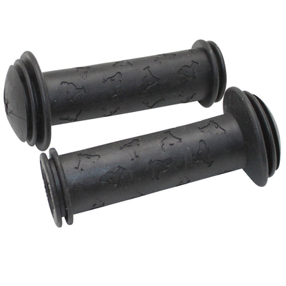 City PCP grips for children, black, shock protection, 100mm, d22.2