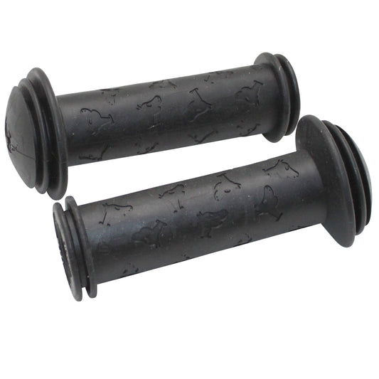 Poignées City PCP enfant noir protection choc 100mm d22.2