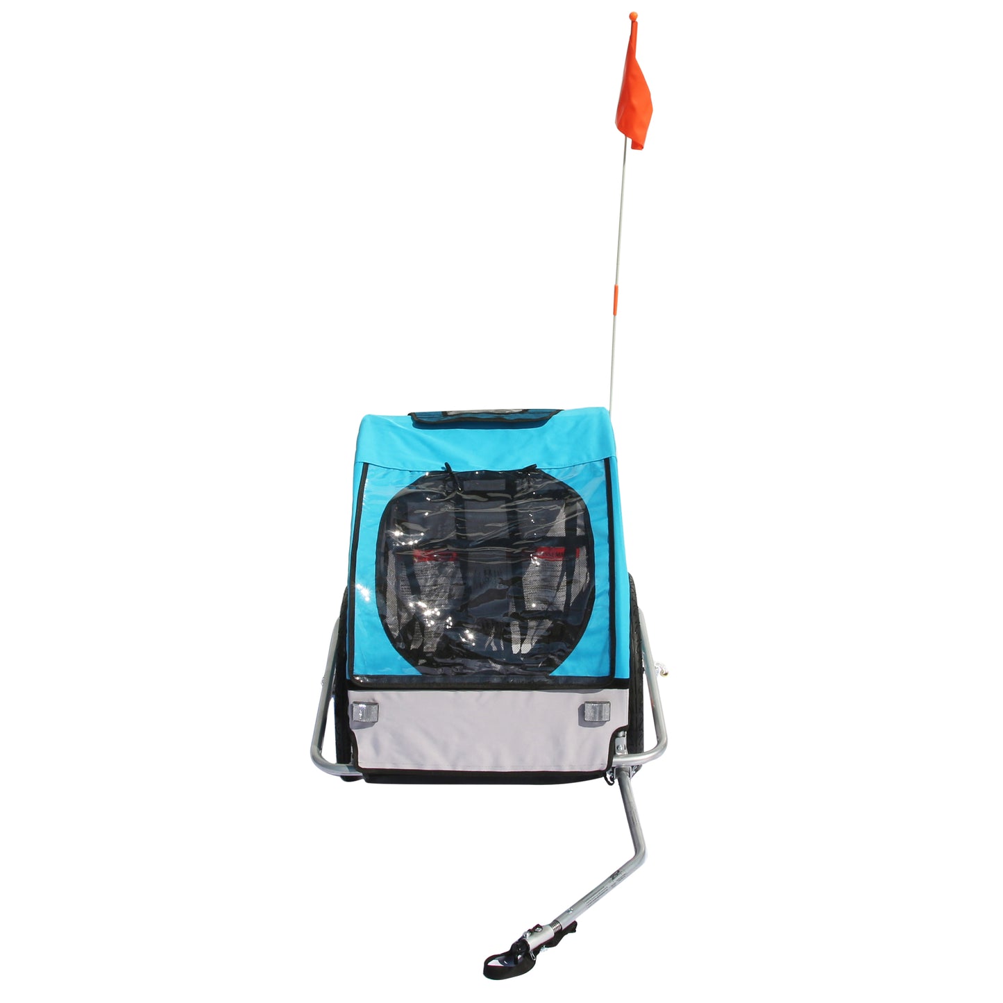 Remorque vélo enfant PCP 2 places bleue 45 kg