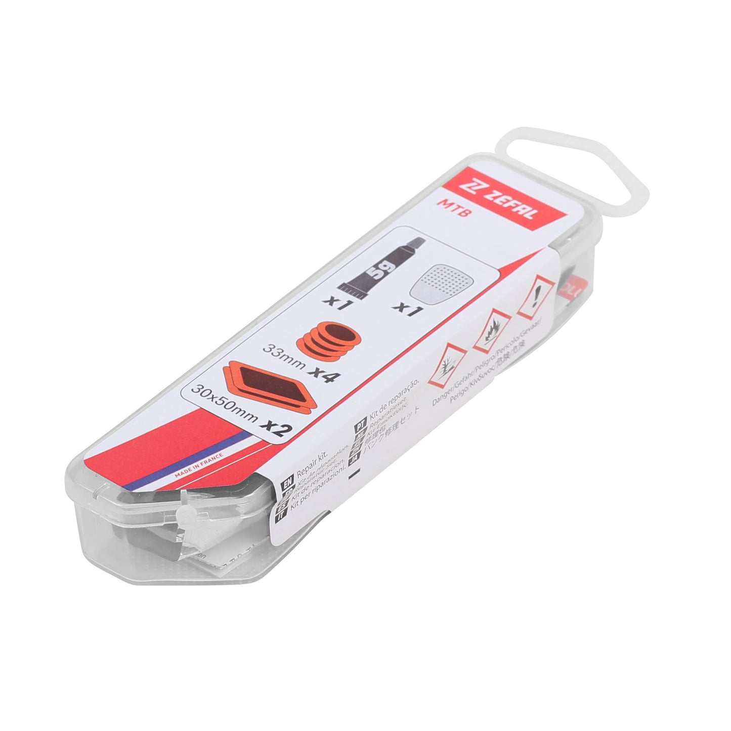 Kit réparation tubeless VTT Zefal intérieur rustines