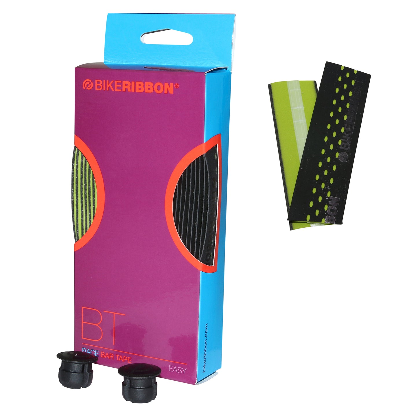 Bikeribbon Drop Handlebar Tape Black-Green