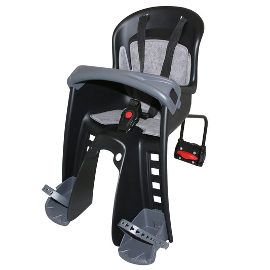 Siège enfant avant Polisport Bilby Junior cadre noir gris