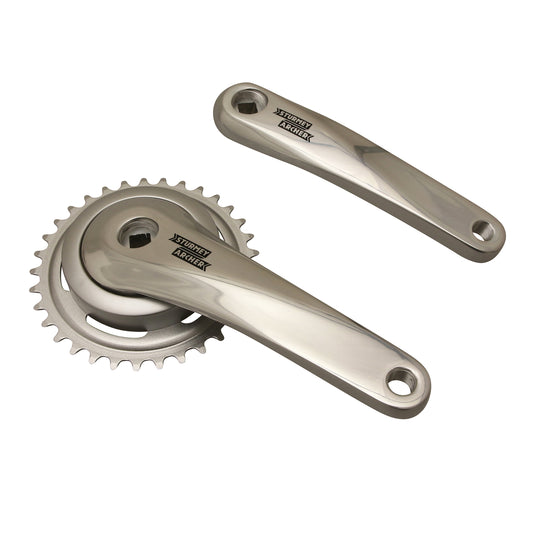 Sturmey Archer aluminum city crankset 170mm, 33-tooth chainring, 115mm bottom bracket