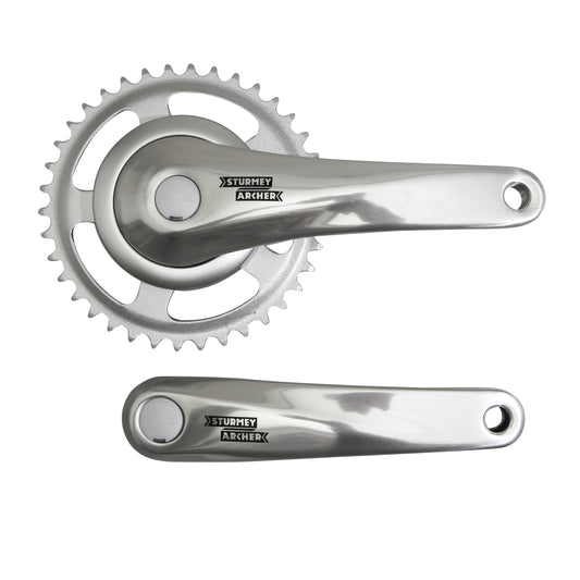 Crankset city Sturmey Archer aluminum 170 chainring 38