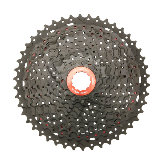Cassette 11v. Sunrace mx8 11-46 VTT pour Shimano noir (11-13-15-18-21-24-28-32-36-40-46)