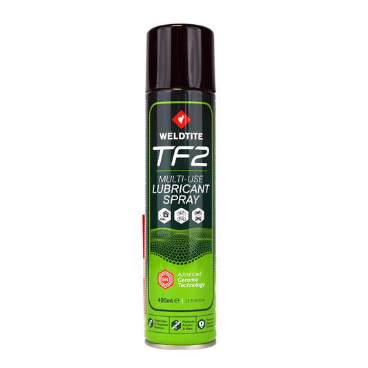 Lubrifiant vélo multi/usage Weldtite TF2 céramique (aérosol 400ml)