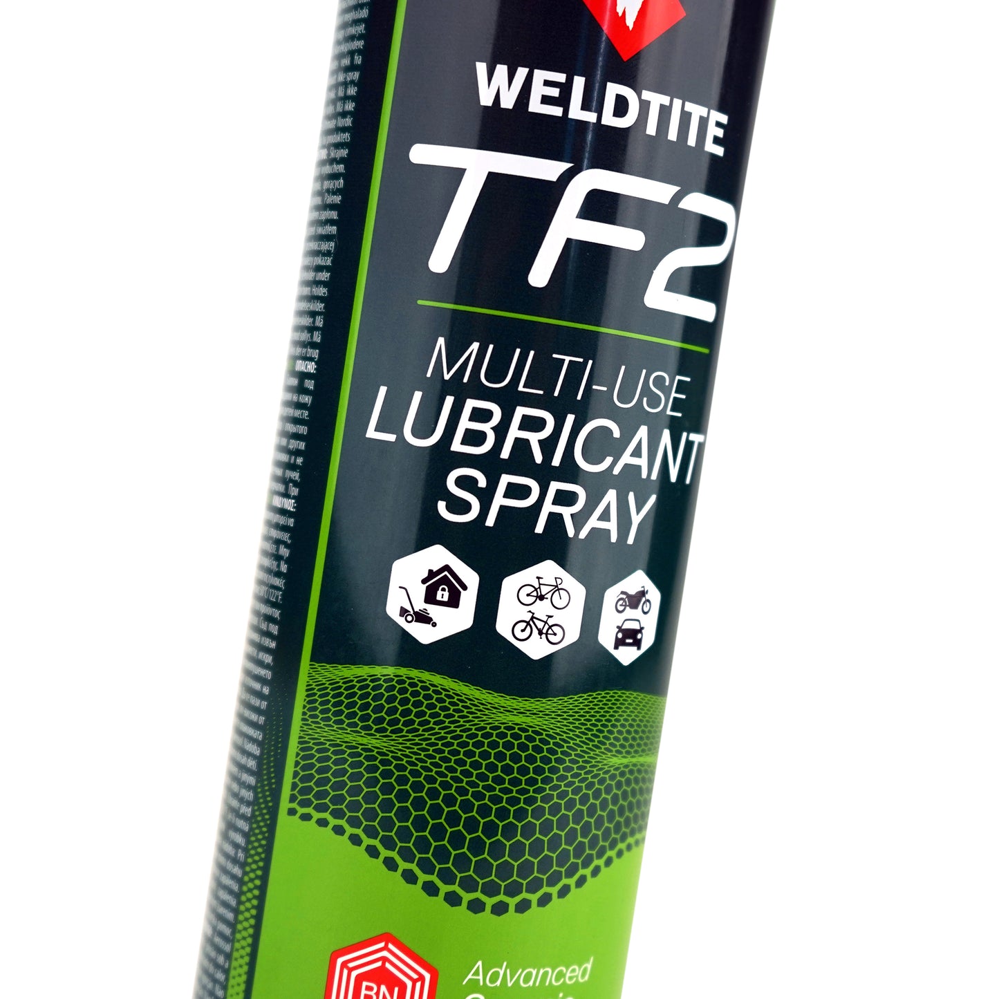 Lubrifiant vélo multi/usage Weldtite TF2 céramique (aérosol 400ml)