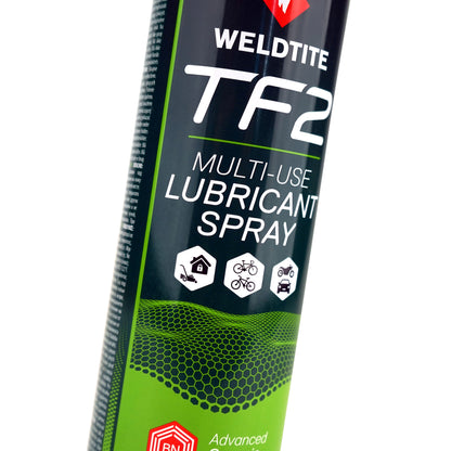Lubrifiant vélo multi/usage Weldtite TF2 céramique (aérosol 400ml)