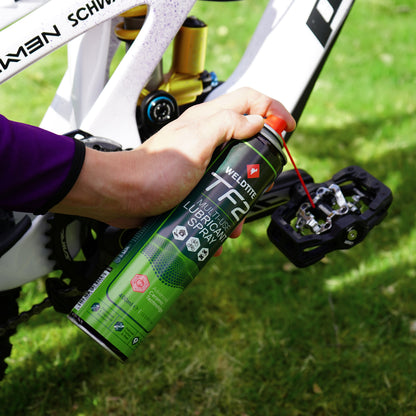 Lubrifiant vélo multi/usage Weldtite TF2 céramique (aérosol 400ml)
