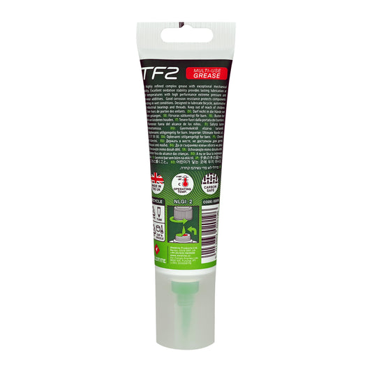Graisse vélo Weldtite TF2 bike au téflon (tube 125ml)