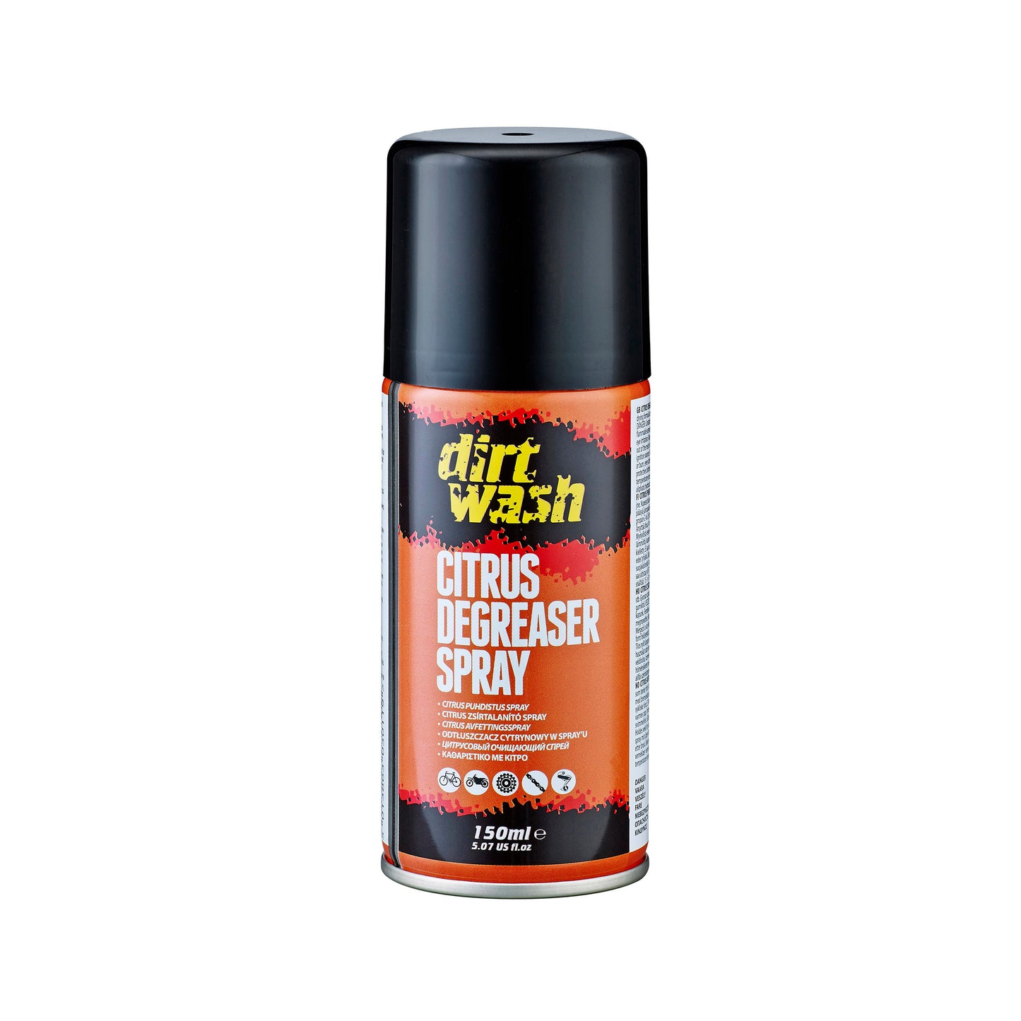 Weldtite Dirtwash Citrus Degreaser for Drivetrain (150ml Aerosol)
