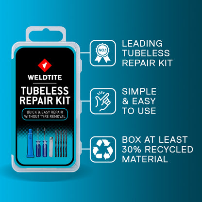 Weldtite Tubeless MTB Repair Kit External Plugs
