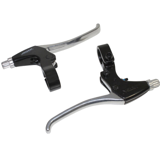 Levier frein VTT/VTC V-Brake Newton alu 4 doigts